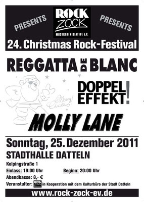 Plakat zum 24. Christmas Rock-Festival 2011