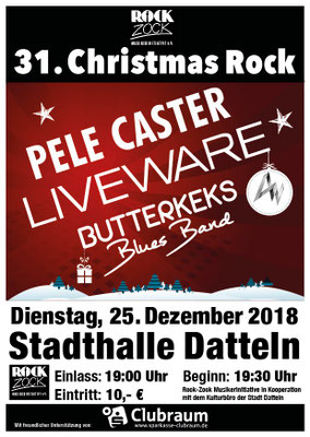 Plakat zum 31. Christmas Rock 2018