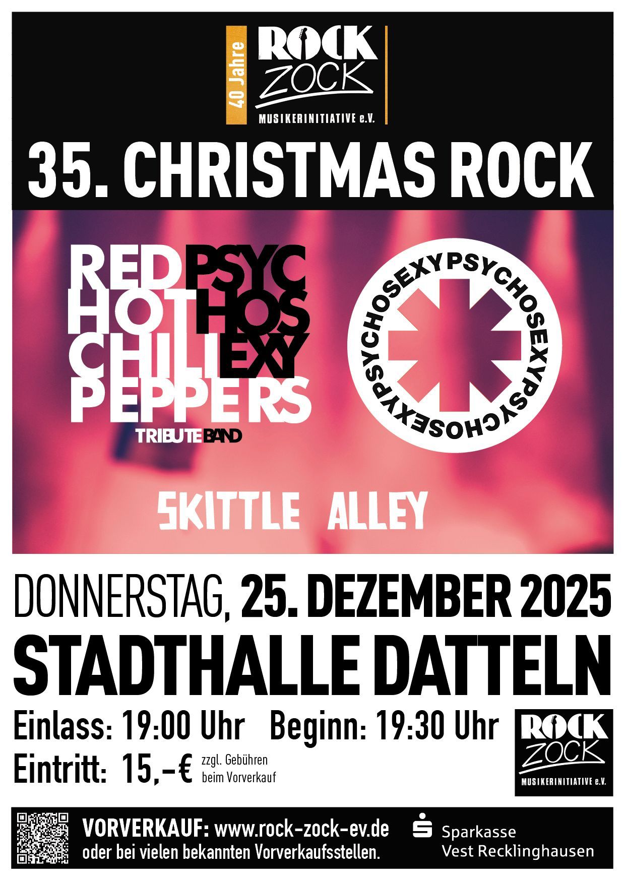 Plakat zum 35. Christmas Rock 2025